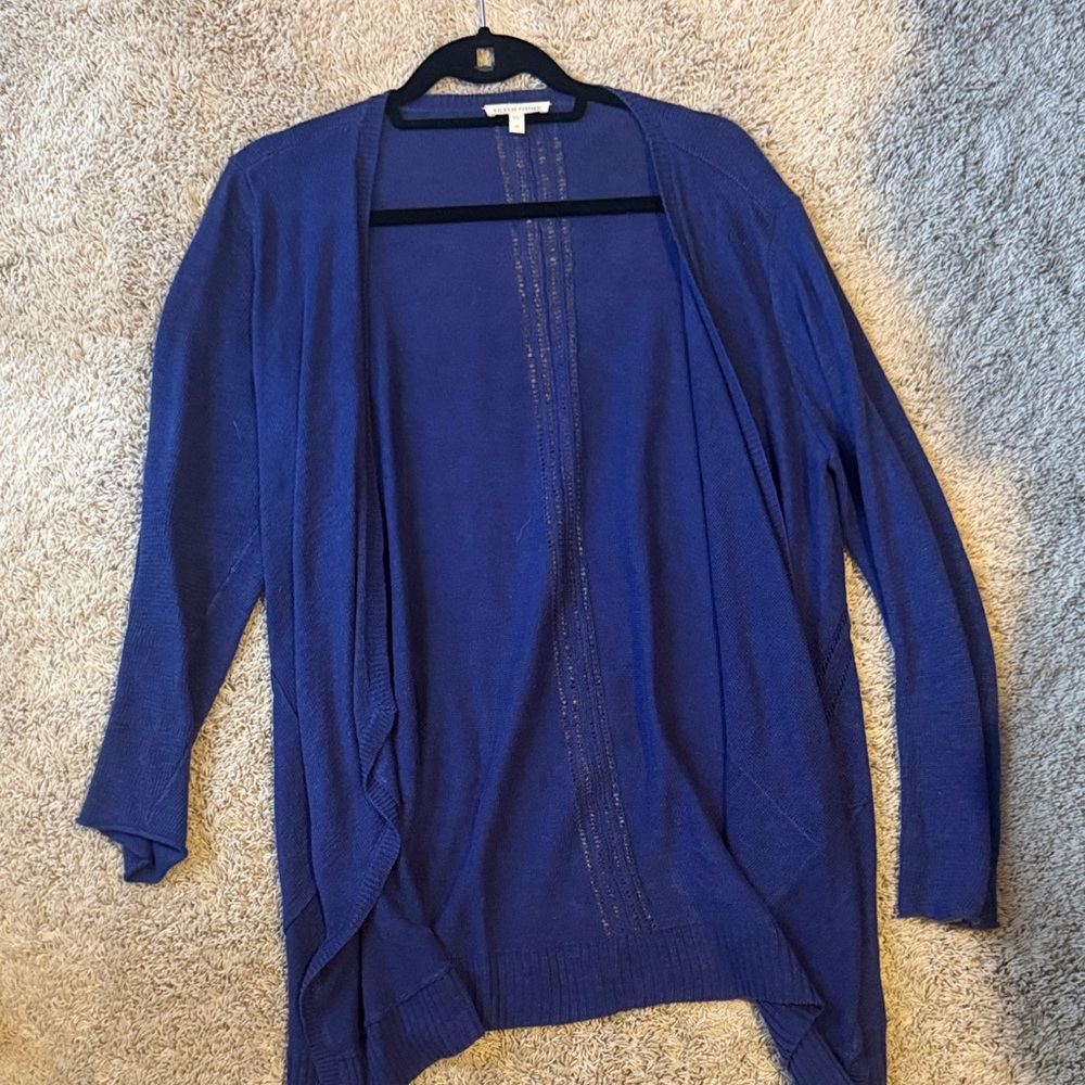 nwot eileen fischer Women's Blue Sweater cardigan size med